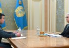 Глава государства принял министра по чрезвычайным ситуациям Чингиса Аринова
