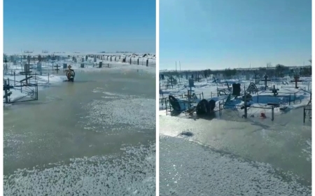 «Зиратқа дейін жетті»: Қостанайды су басты  (ВИДЕО)