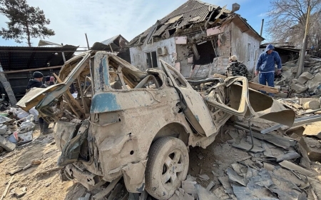 Талдықорғанда әскери қызметкер отырған көлік жарылды