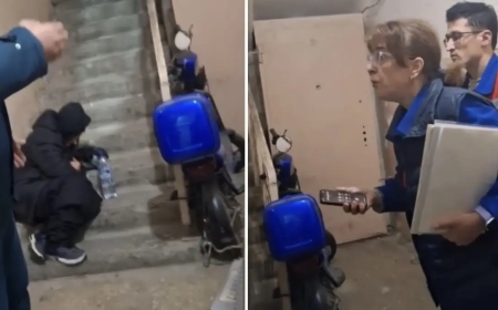 «Ол бәрі-бір өліп қалады»: жедел жәрдем қызметкерлері науқас әжейді подъезге тастап кеткен