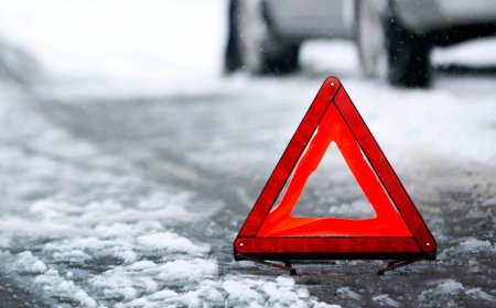 В Астане за полдня произошло около 100 ДТП, дороги из города закрыты