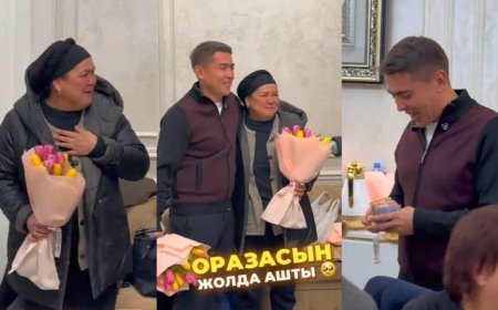 «Өмірімде бірінші рет гүл алып тұрмын»: бизнесмен тазалықшы әйелдерді үй жинауға шақырып, сый-құрмет көрсетті