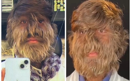 «Миллиардта бір кездеседі»: Бетін түк басқан жігіт Гиннестің рекордтар кітабына енді