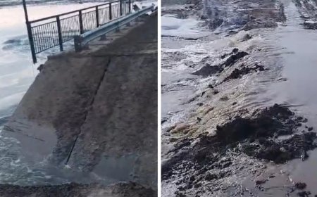Батыс Қазақстанда көпір мен жолды су шайып, үш ауылдың тұрғындары ауданға қатынай алмай қалды (ВИДЕО)