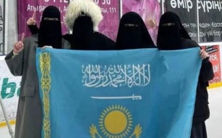 Тұмшаланып алып, мемлекеттік туға арабша жазу жазғандардың үстінен қылмыстық іс қозғалды