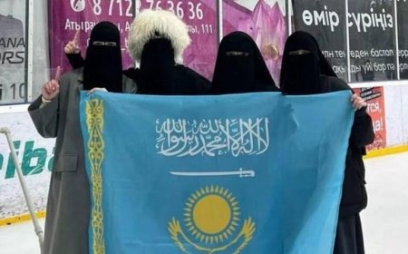 На снявшихся с «флагом Казахстана» с «арабской» символикой завели уголовное дело