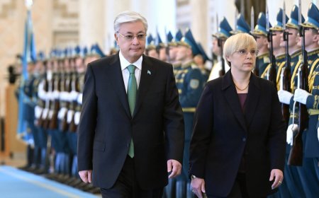 Президент Словении прибыла с официальным визитом в Астану