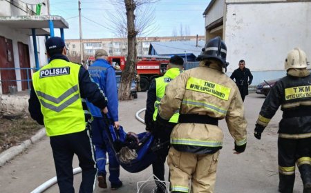 Пожар в Кокшетау: мужчину спасли без сознания, эвакуировано 41 человек