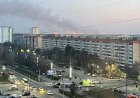 Вблизи Аксу вспыхнул крупный пожар: тушили с воды и с воздуха