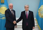 Глава государства принял министра энергетики России Сергея Цивилева