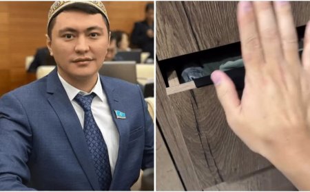 «Еркек көрсететін дүние емес»: Депутат Дәулет Мұқаев елге іш киімін көрсетіп мақтанды (ВИДЕО)