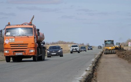 В Акмолинской области построят первую в стране трёхполосную реверсивную дорогу