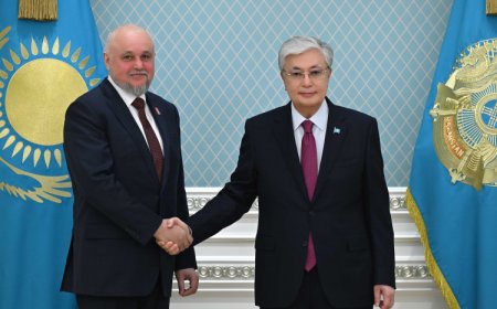 Глава государства принял министра энергетики России Сергея Цивилева