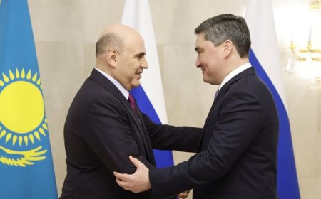 Премьер Бектенов обсудил с Мишустиным вопросы  торгово-экономического сотрудничества