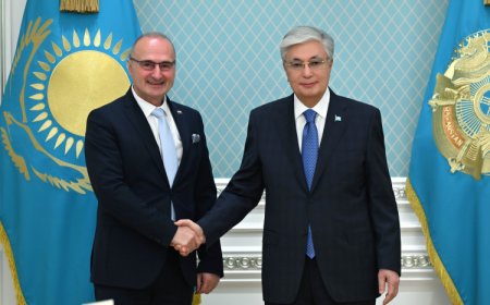 Токаев принял министра иностранных дел Хорватии Гордана Грлич-Радмана