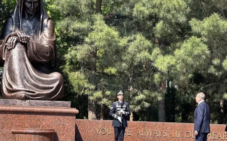 Глава МИД Росссии отметил отсутствие надписи на русском языке у мемориала в Самарканде