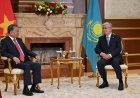 В аэропорту Астаны состоялась беседа руководителей Казахстана и Вьетнама