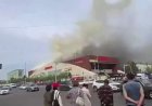 В Астане произошёл пожар в ТРЦ «Шапагат»: людей эвакуируют