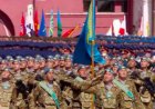 Казахстанские десантники прошли по Красной площади в честь 80-летия Победы