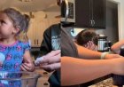 TikTok-тағы тренд үшін қызының маңдайына жұмыртқа жарған әйел сотталды (ВИДЕО)