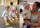 Макпал Исабекова показала детей 