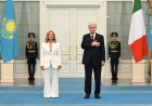 Ақордада Италия премьер-министрін салтанатты түрде қарсы алды