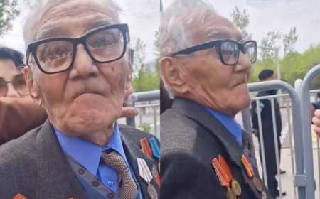 «Блогерсымақтар жүр»: Астанада соғыс ардагерін әскери парадқа кіргізбеген (ВИДЕО)