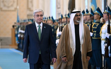 Тоқаев Абу-Дабидің Тақ мұрагері шейх Халедпен кездесті