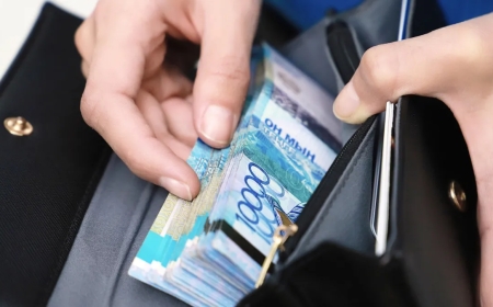 Средняя зарплата казахстанцев снизилась