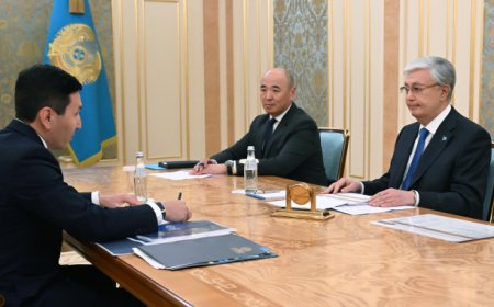 Президент Касым-Жомарт Токаев принял председателя правления АО «Самрук-Қазына» Нурлана Жакупова