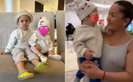 Макпал Исабекова показала детей