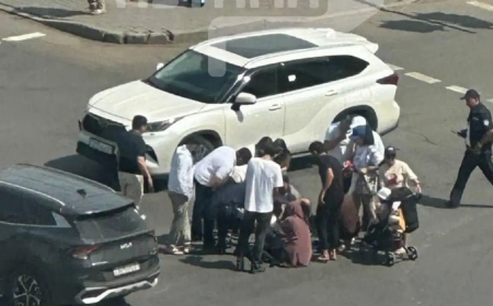 Астанада жеңіл көлік жолдан өтіп бара жатқан баланы қағып кетті