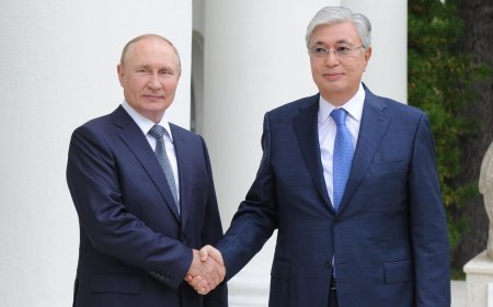 Путин поздравил Токаева с днем рождения