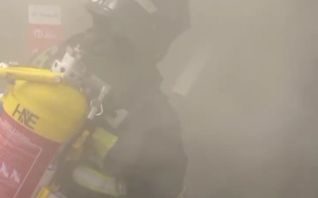 Пожар в торговом доме Оскемена: эвакуированы 30 человек