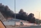 Пожар вспыхнул на складе воинской части под Актау