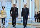 Қасым-Жомарт Тоқаев Словакия Премьер-министрін Ақордада қарсы алды