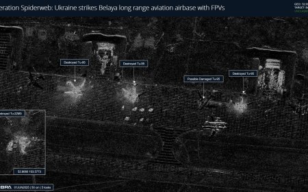 «Паутина операциясы»: спутниктен түсірілген суреттері жариялана бастады