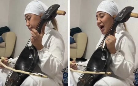 «Қорқыт бабамыздан ұят болды»: Қобызбен адам емдеп жүрген емші желіде қызу талқыға түсті