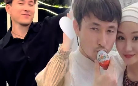 «Үш балаңның қарызынан құтылып ал, есуас»: Әйелін сабаған әнші жаңа жұбын көрсетті (ВИДЕО)