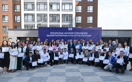 Журналистерге Президент атынан баспана кілті табысталды