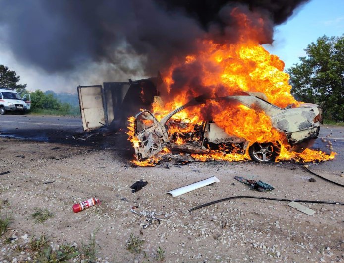 Смертельная авария в СКО: погибли 4 человека