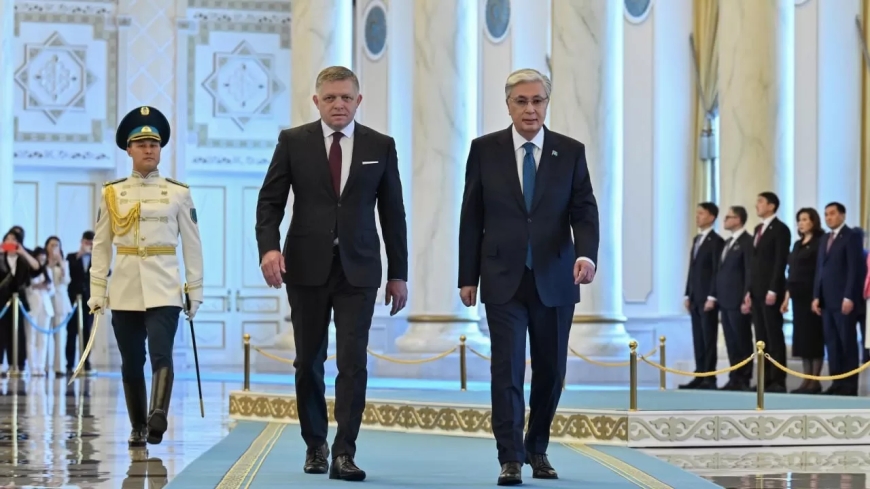 Қасым-Жомарт Тоқаев Словакия Премьер-министрін Ақордада қарсы алды