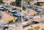 Астанада тағы да автобус апаты тіркелді: зардап шеккендер бар (ВИДЕО)