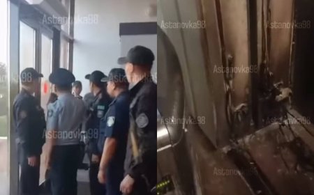 Біреулер Оқу-ағарту министрлігін өртемек болды