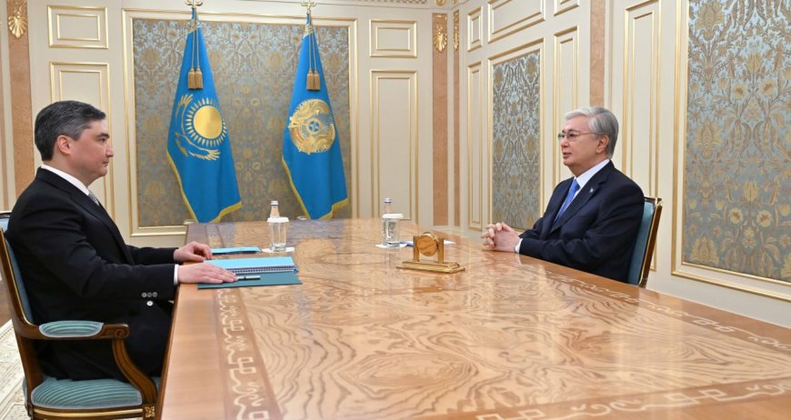 Президент Олжас Бектеновті қабылдады