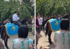 «Көк туымызды сыйламай ма?»: Қанат Айтбаевқа құдасы берген сыйлық көптің сынына қалды (ВИДЕО)