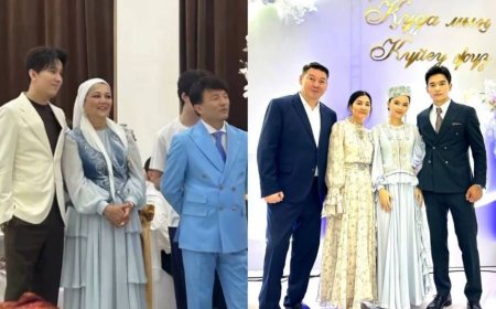 «Үлгілі отбасы»: Димаш Құдайберген қарындасының құдалығын өткізді (ВИДЕО)