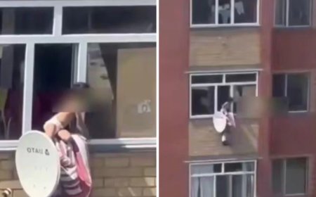 Қосшыда бала ажал аузынан аман қалды (ВИДЕО)