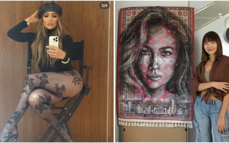 «Қазақша ою-өрнекпен кілем және бесбілезік»: Джей Ло Қазақстаннан қандай сыйлық алғанын көрсетті