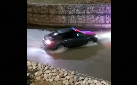 Алматыда 17 жастағы жүргізуші көлігімен Есентай өзеніне түсті: анасы екеуі жауапқа тартылды